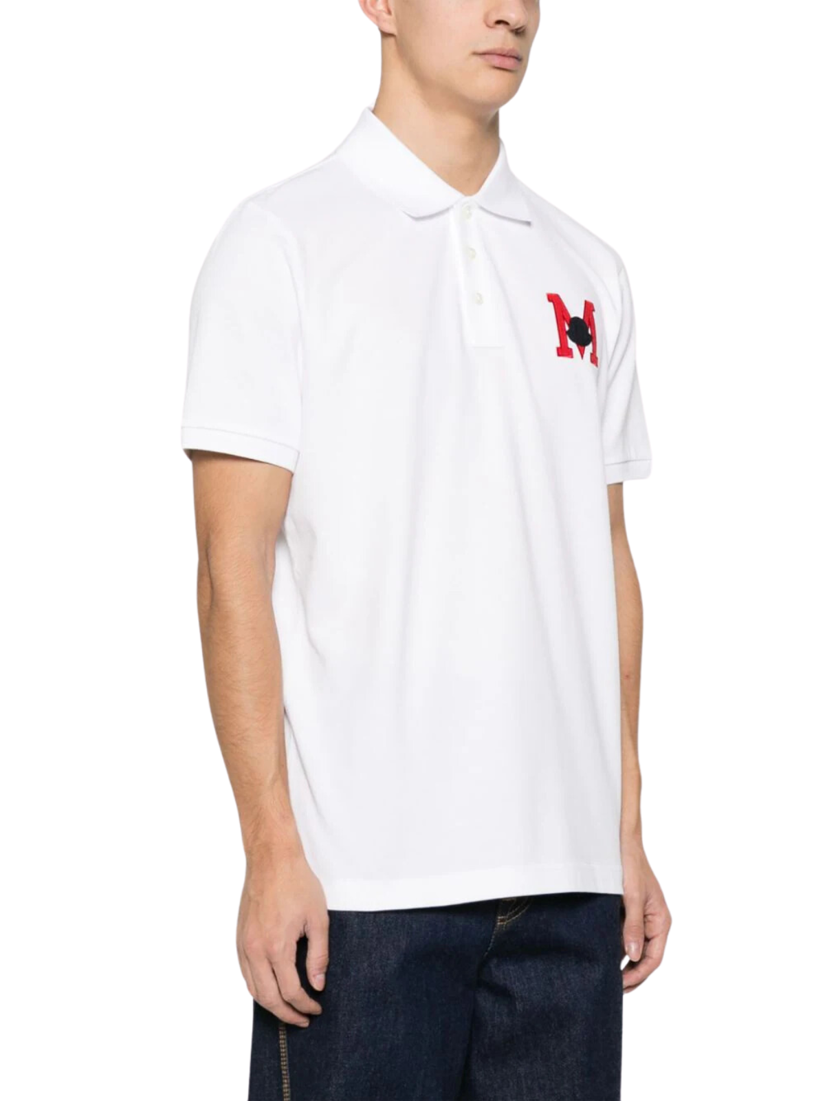 Moncler Golfer Logo White