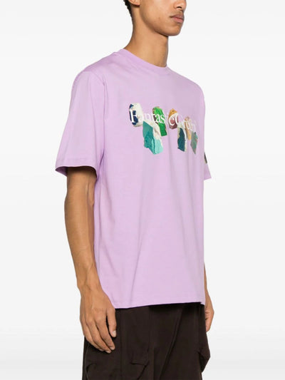 Msgm T-Shirt Graphic Print Lilac