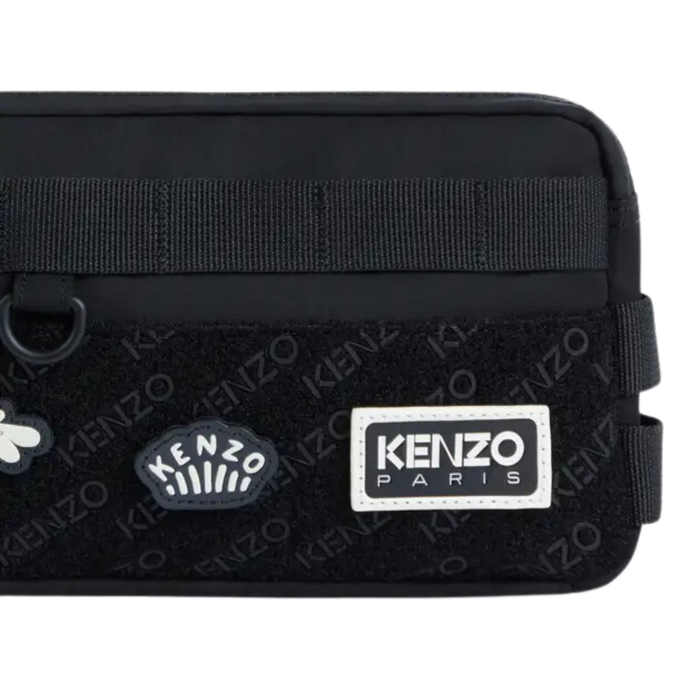 Kenzo Bag Mono Logo Black