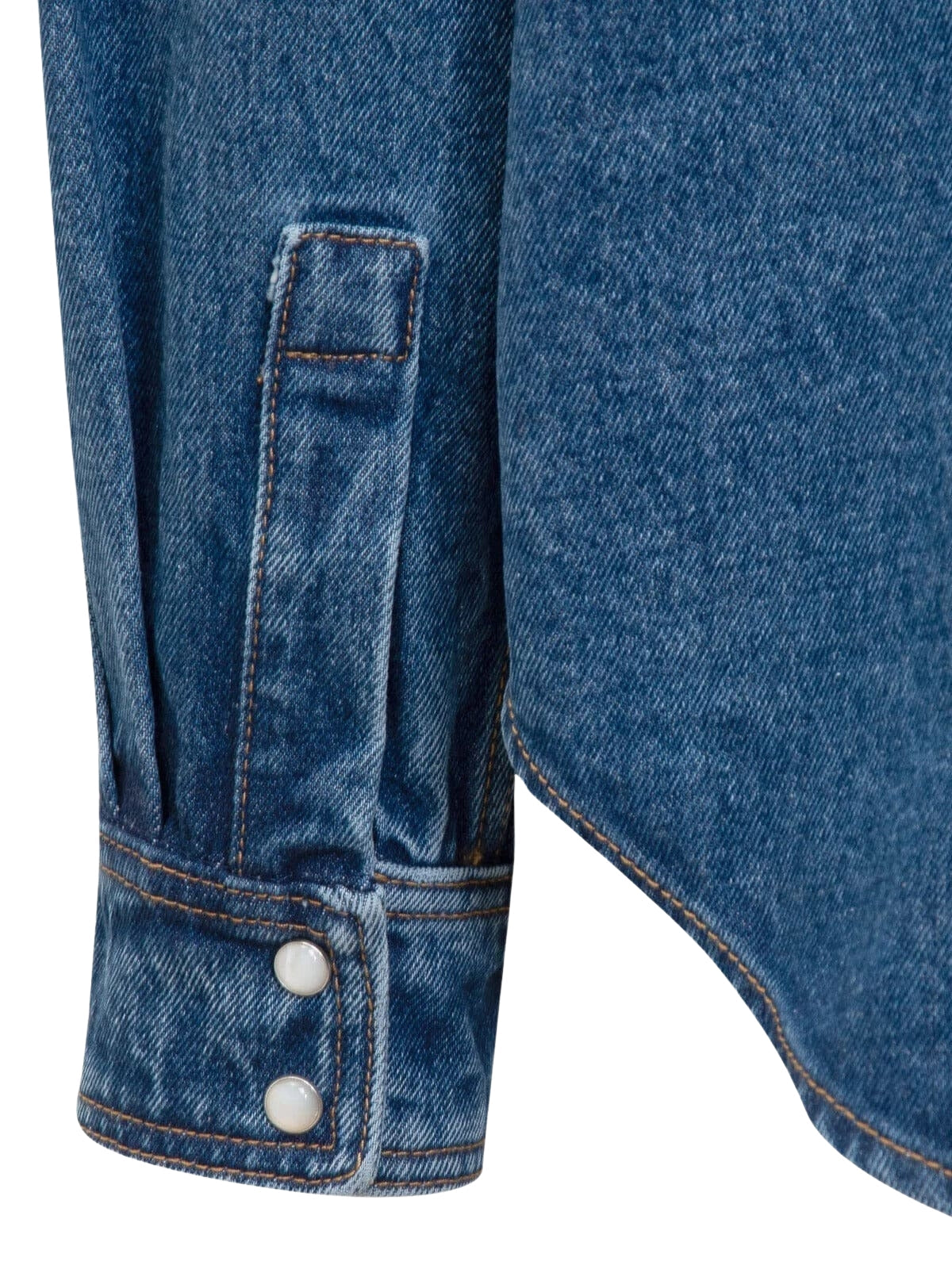 Palm Angels Shirt Denim Bluie