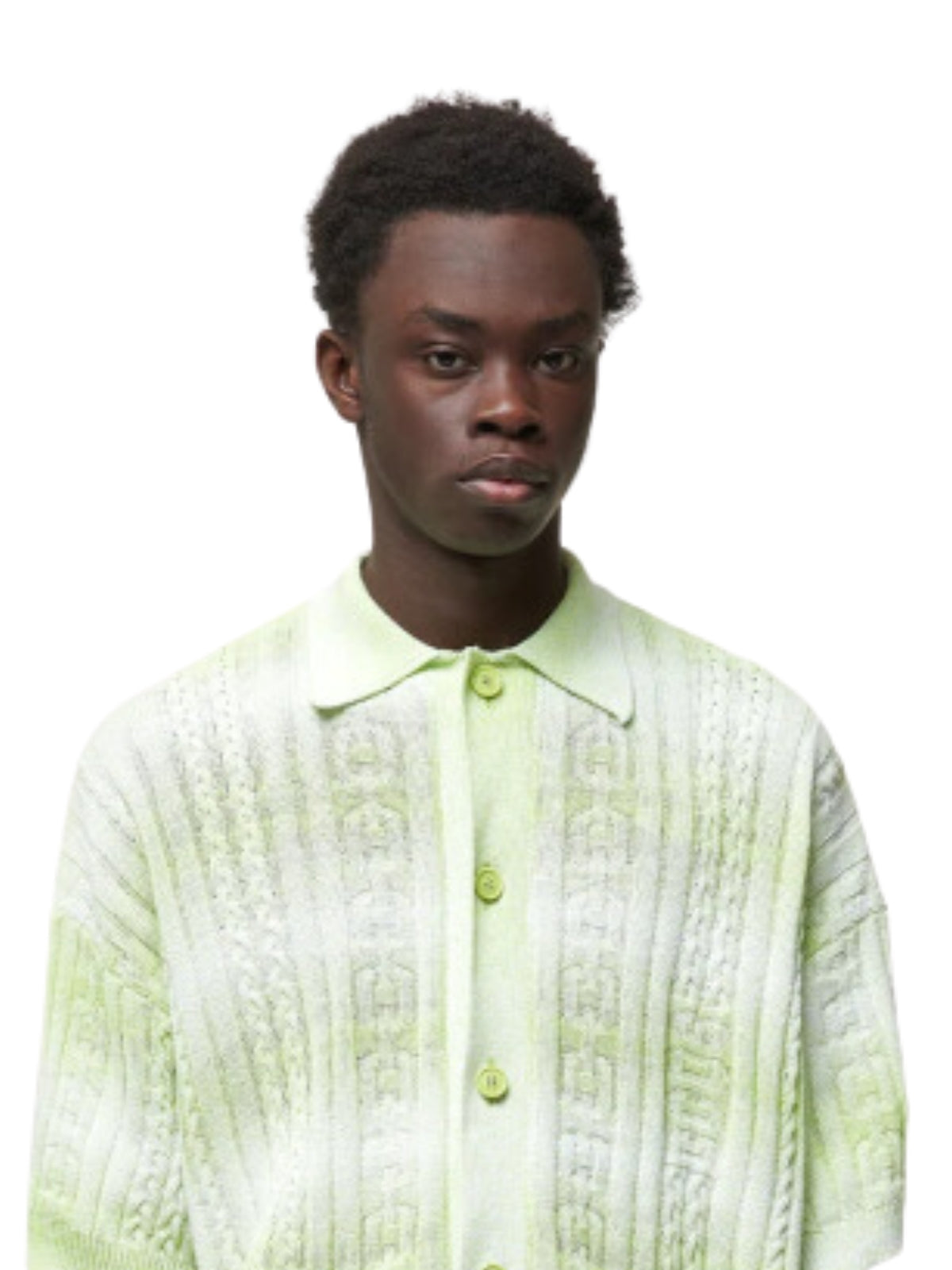 Gcds Shirt Braids Degrade Lime