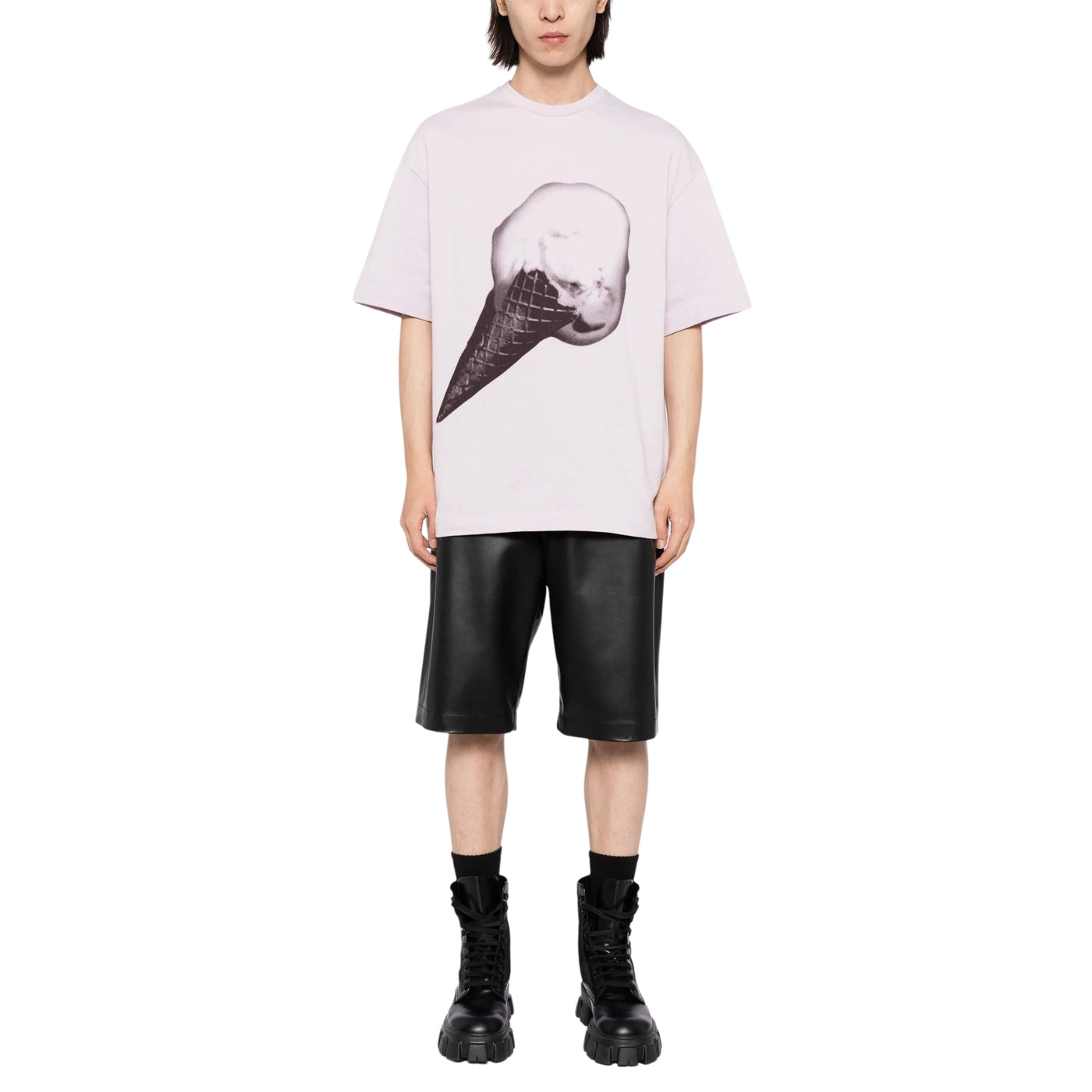 Jil Sander T-Shirt Ice Cream Cone White