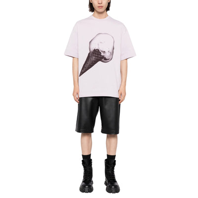 Jil Sander T-Shirt Ice Cream Cone White
