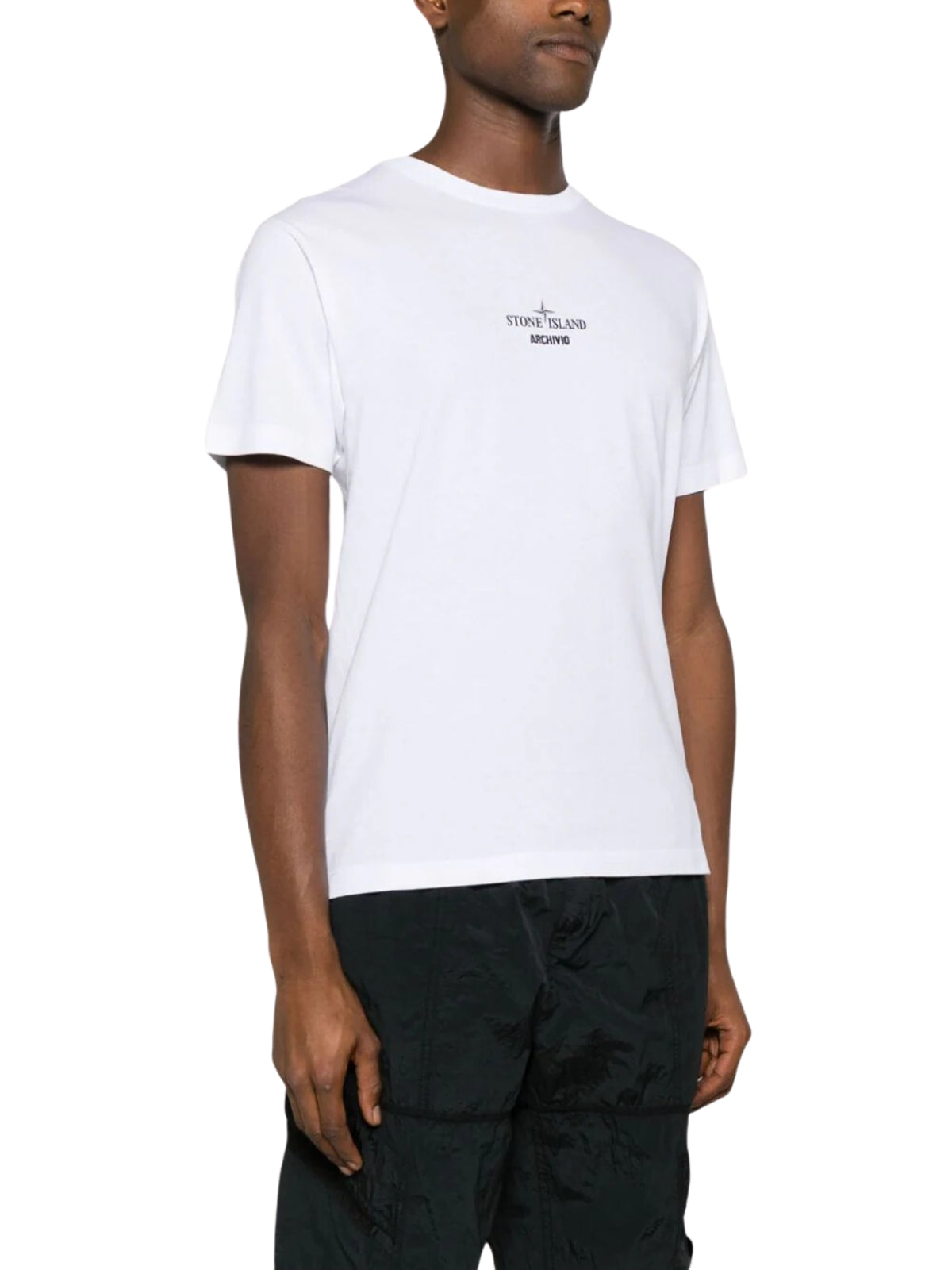 Stone Island T-Shirt Logo White