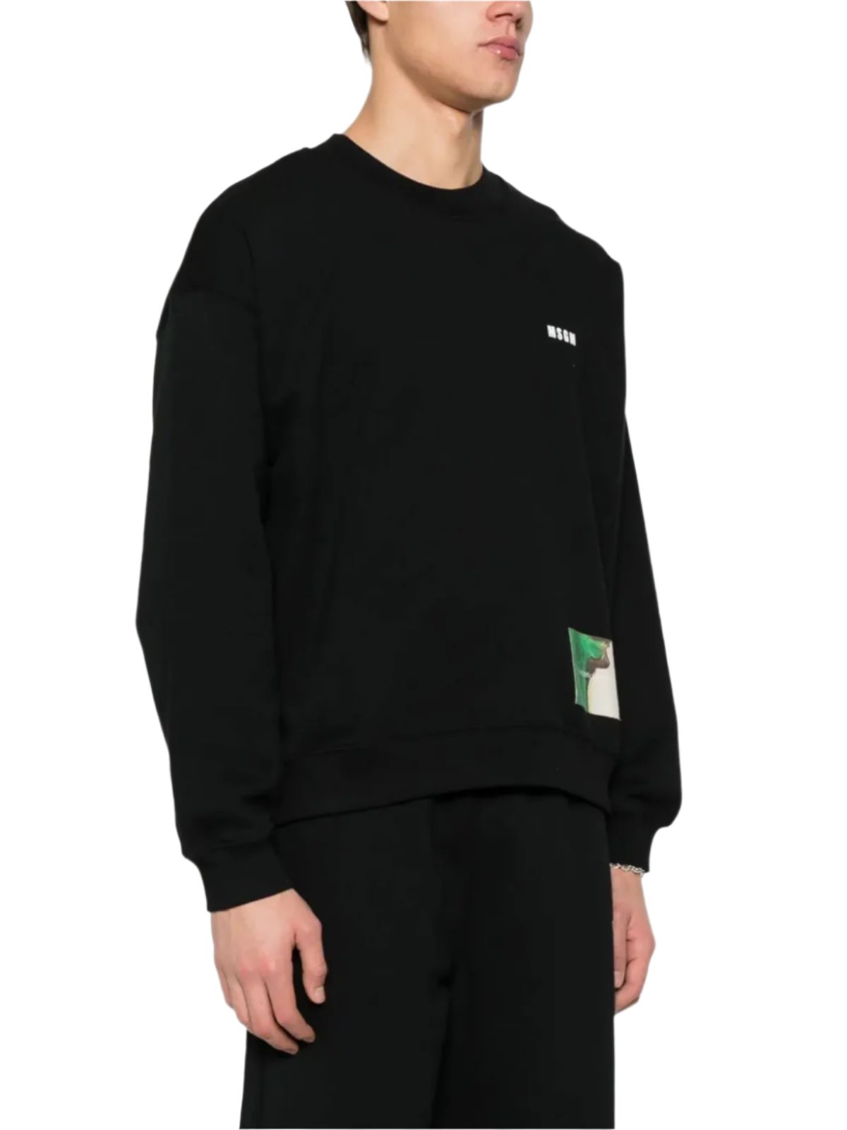 Msgm Sweater Logo Black