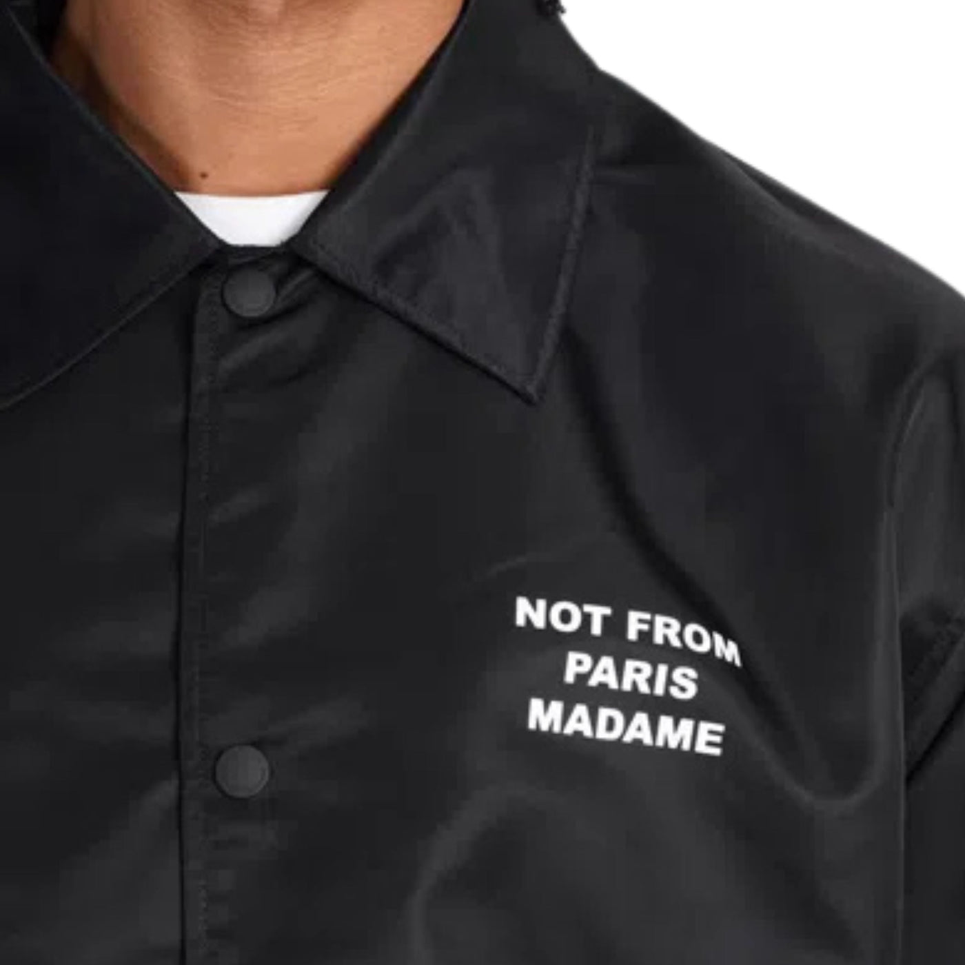 Drole De Monsieur Jacket Slogan Black