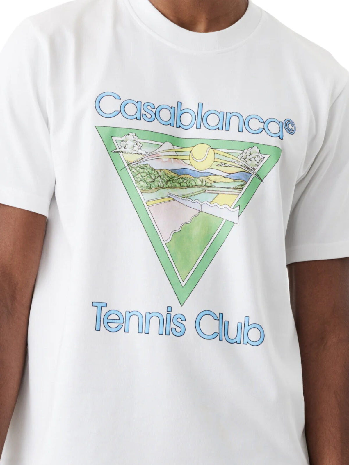 Casablanca  T-Shirt Afro Cubism White