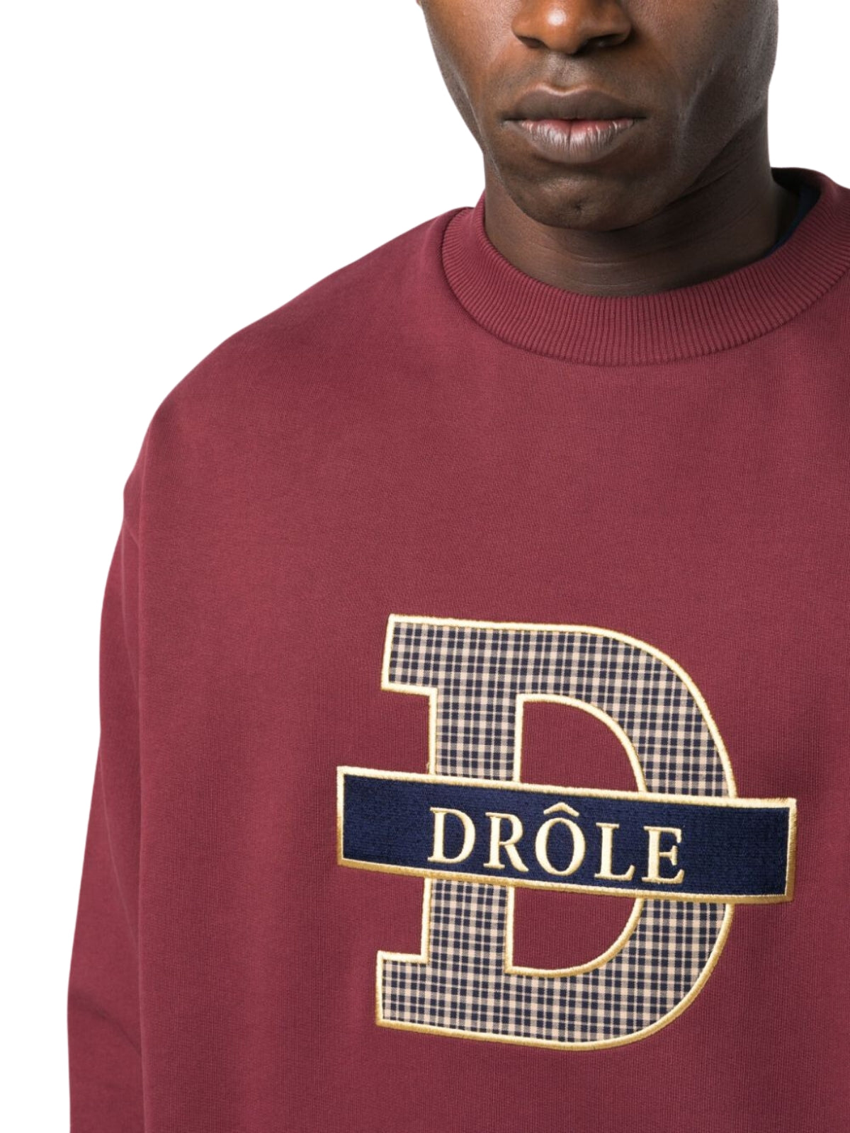 Drole De Monsieur Sweater Logo Maroon