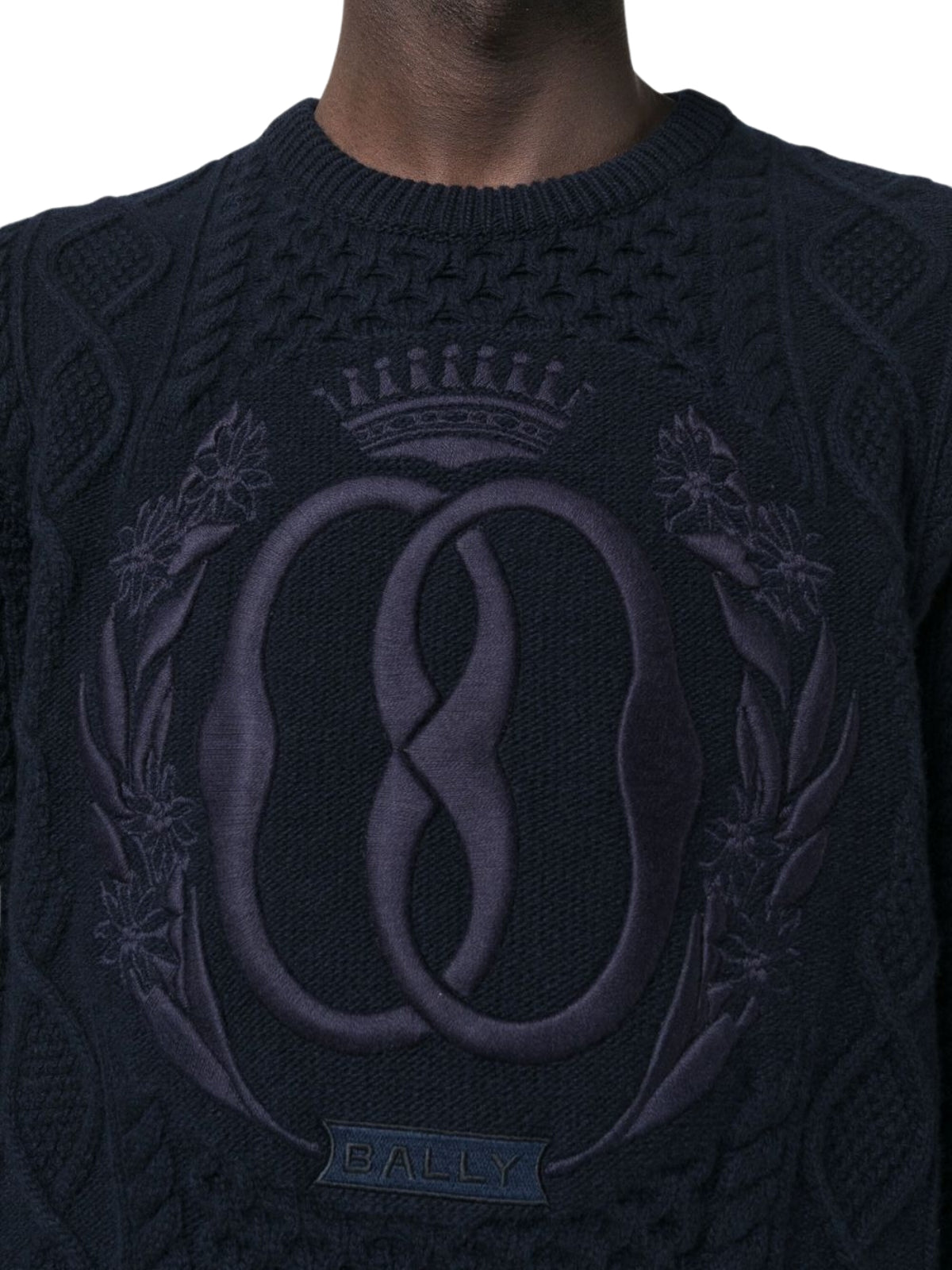 Bally Sweater Front Logo Black