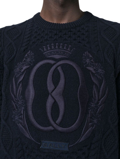 Bally Sweater Front Logo Black