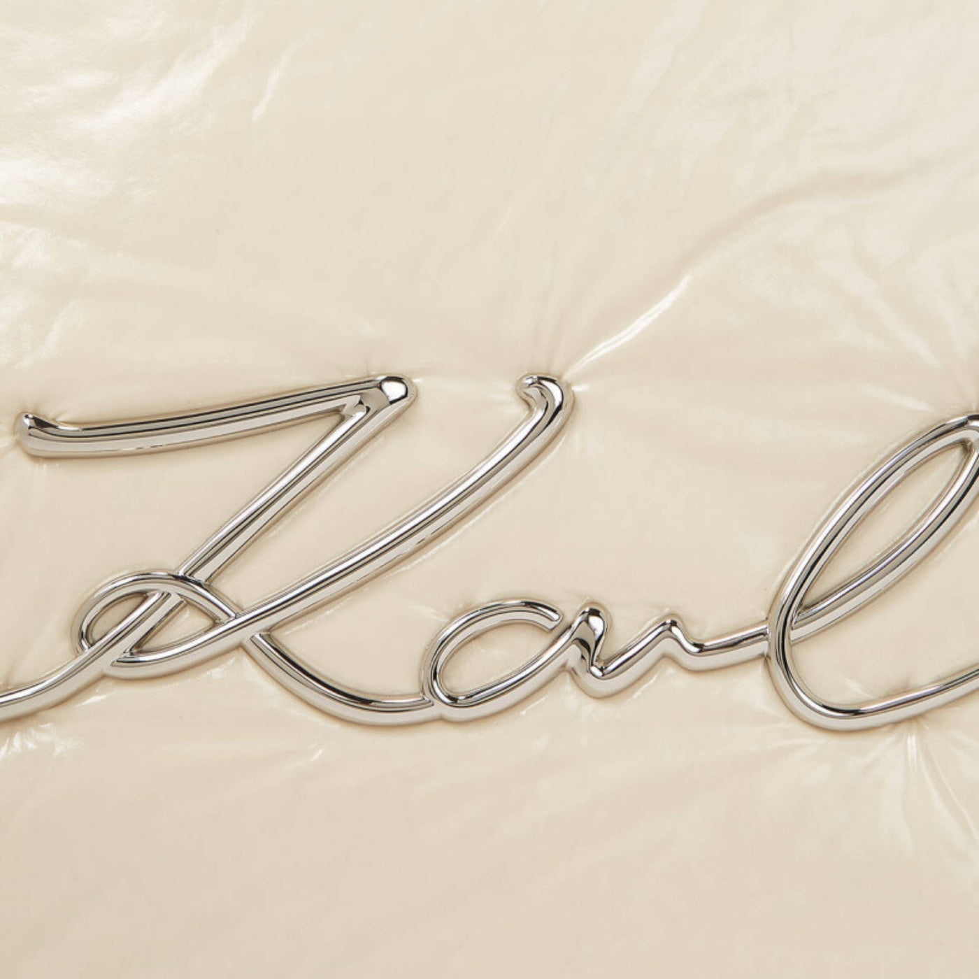 Karl Lagerfeld Bag Tote Signature Logo Cream