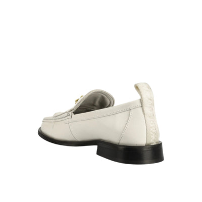 Karl Lagerfeld Shoe Ladies Mokassino Brooch White