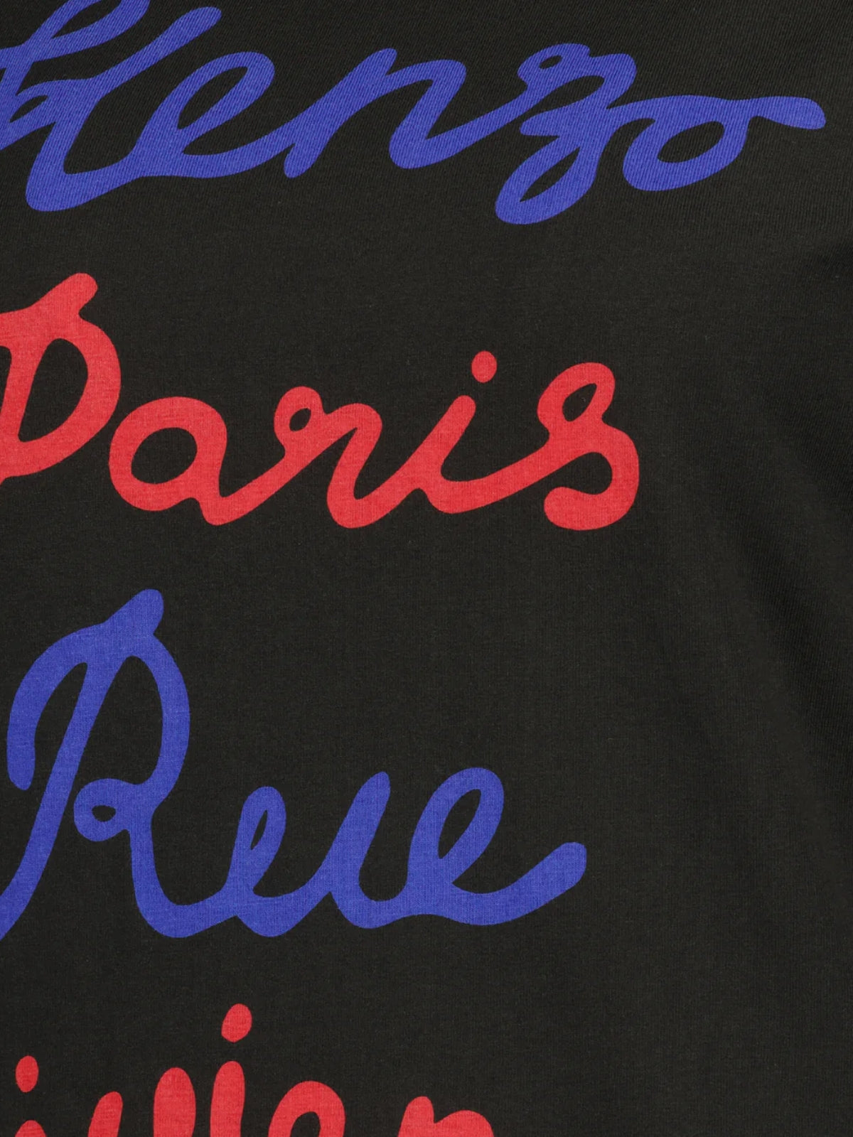 Kenzo Crew Allover Print Black