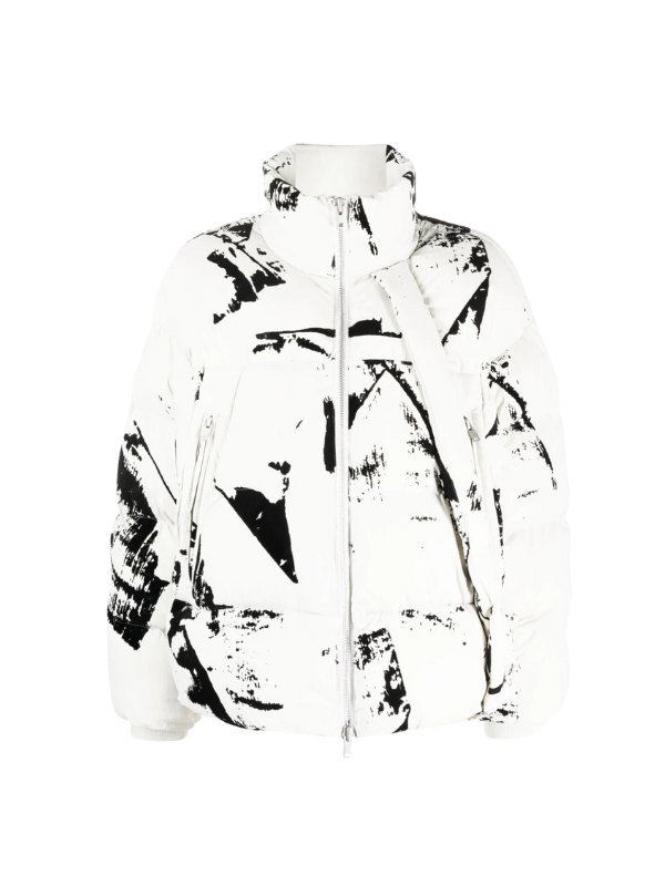 Y-3 Jacket Flock Puf Black-White