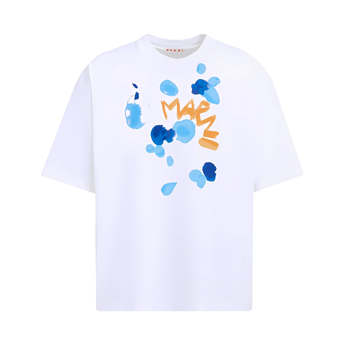 Marni T-Shirt Graphic Print Logo White