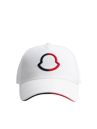 Moncler Cap Baseball Logo White