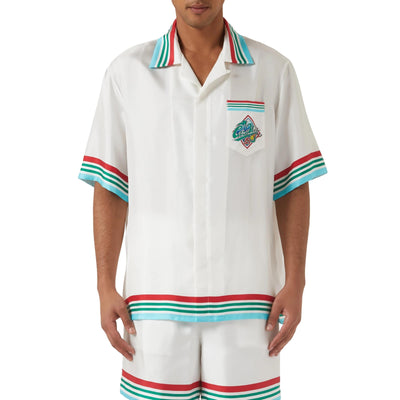 Casablanca Shirt Casa Way World Series White-Lue-Red