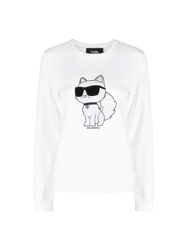 Karl Lagerfeld Sweater Iconic White