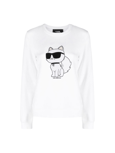 Karl Lagerfeld Sweater Iconic White