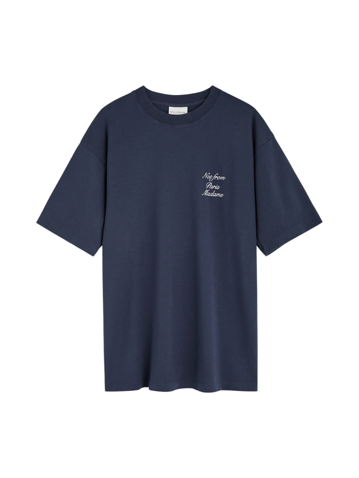 Drole De Monsieur T-Shirt Not From Paris Madame Navy