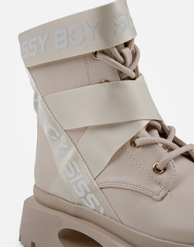 Sissy Boy Laceup Combat Boots