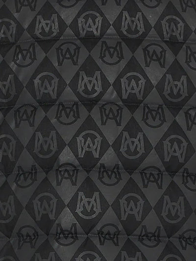 Moncler Jacket Bourne Allover Print Black