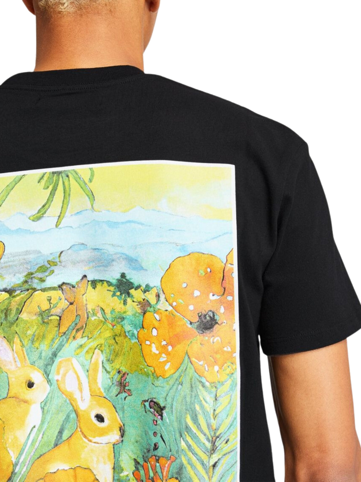 Nahmias T-Shirt Bunny Garden Black