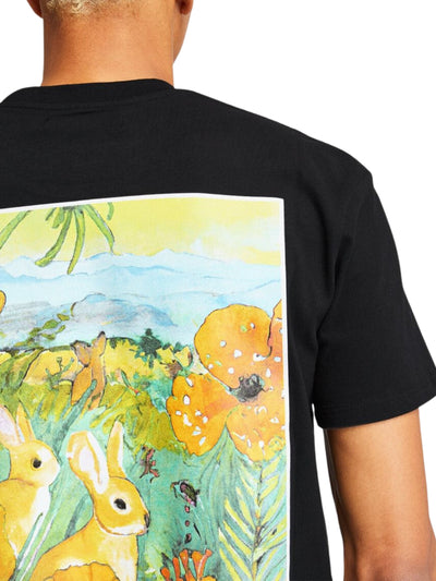 Nahmias T-Shirt Bunny Garden Black