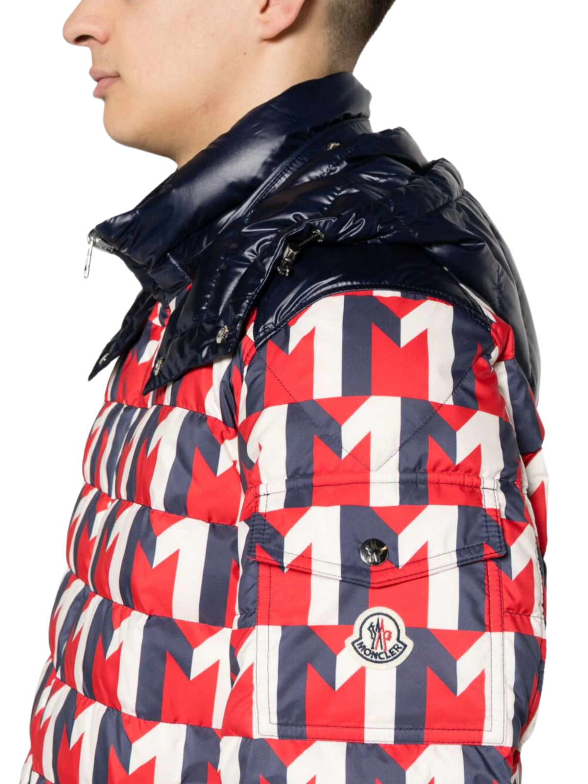 Moncler Jacket Monogram Red-White-Black