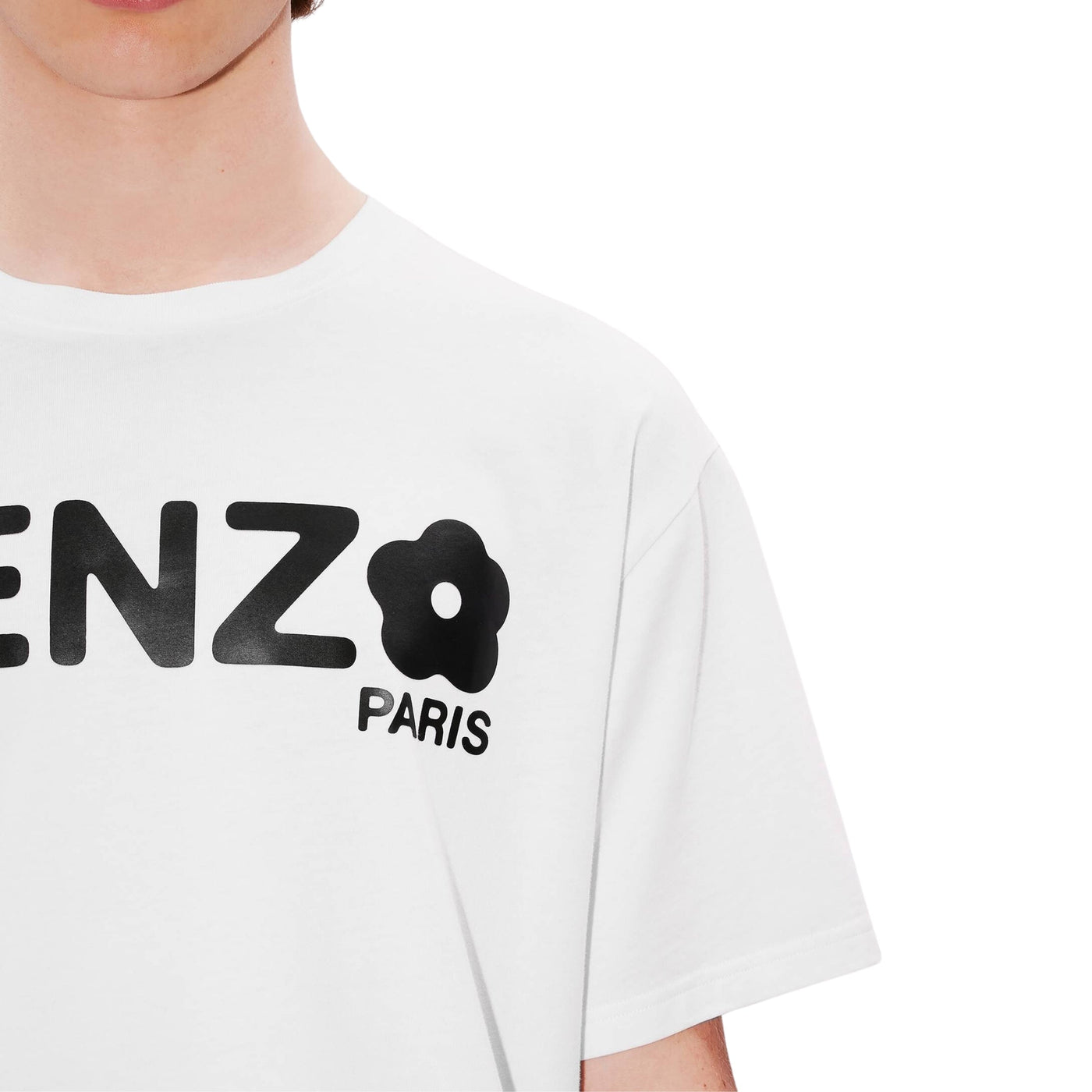 Kenzo T-Shirt Bold Logo White