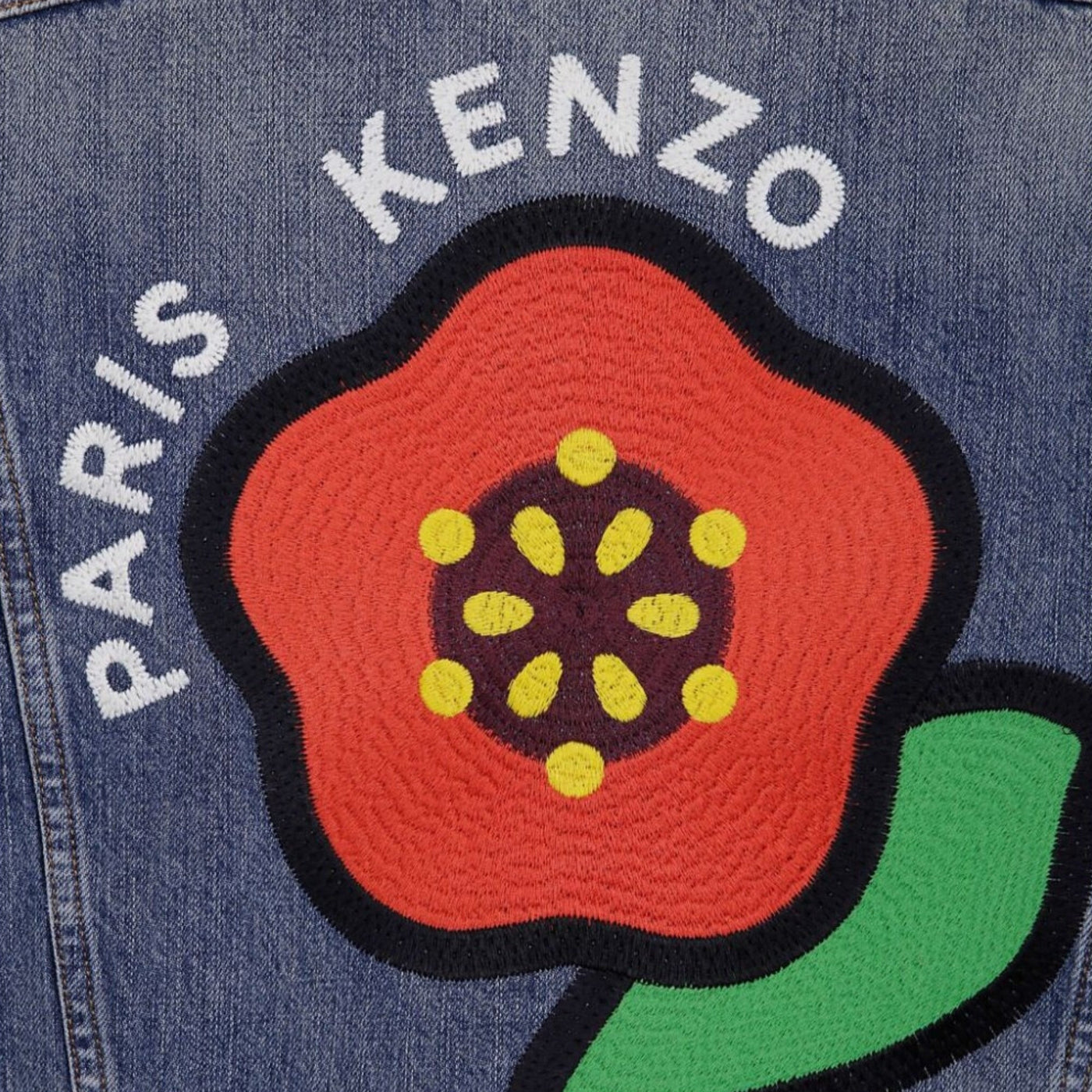 Kenzo Jacket Denim Blue