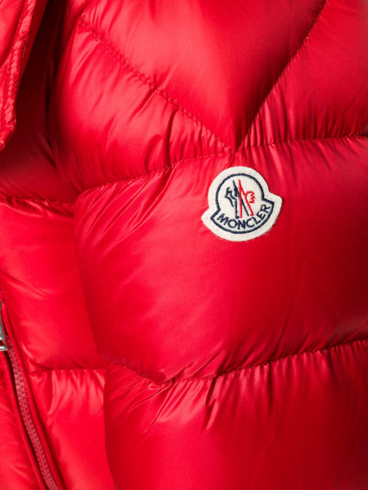 Moncler Jacket Winnipeg Puffer Logo Red
