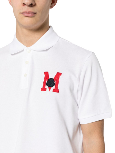 Moncler Golfer Logo White