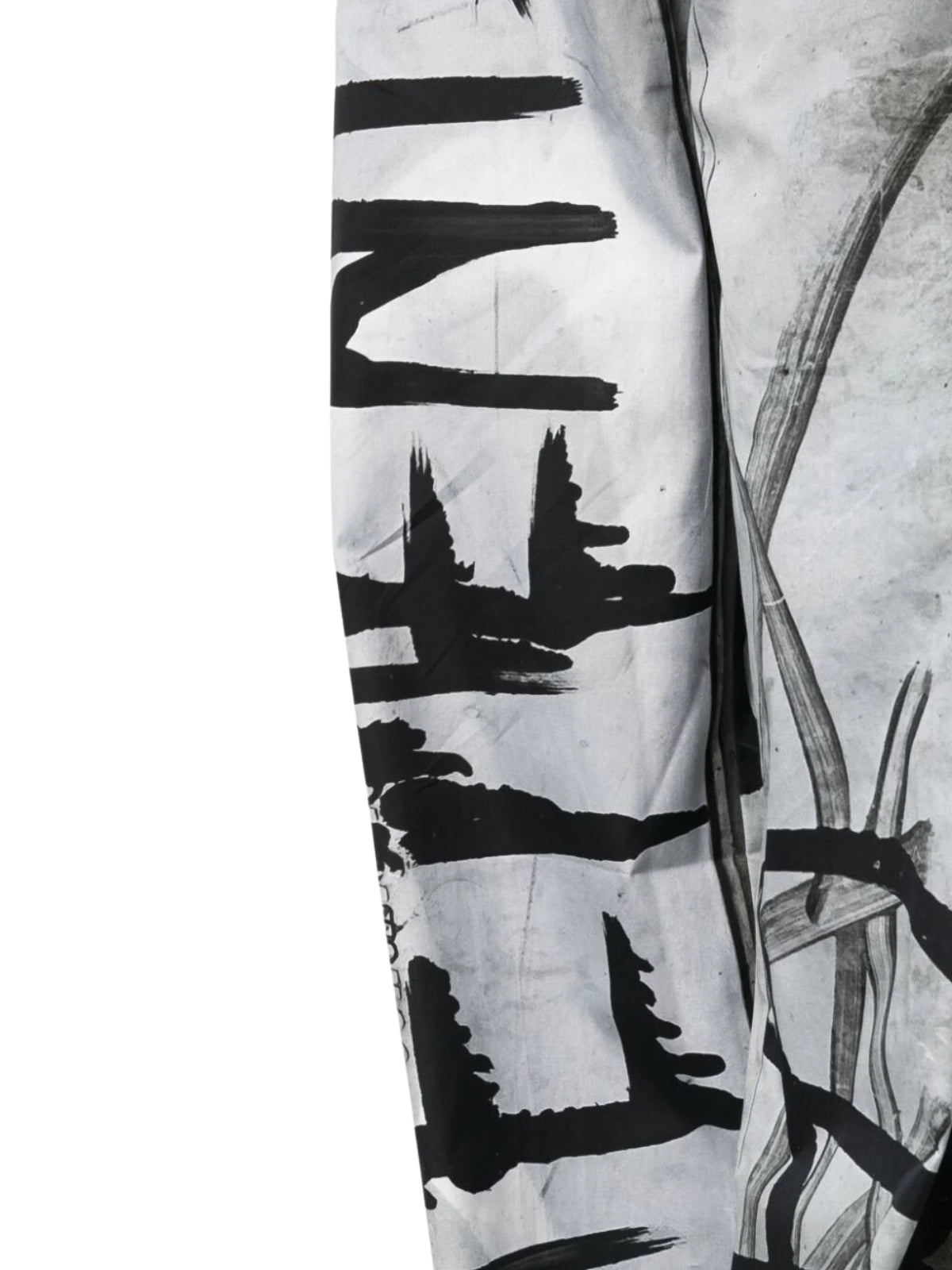 Vetements Pants Graffiti Grey