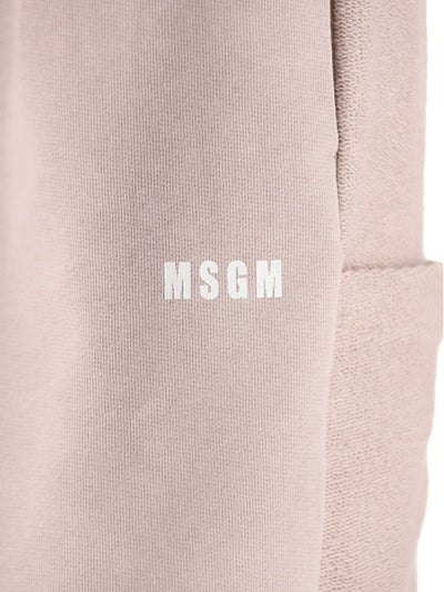 Msgm Shorts Bermuda Dusty Pink