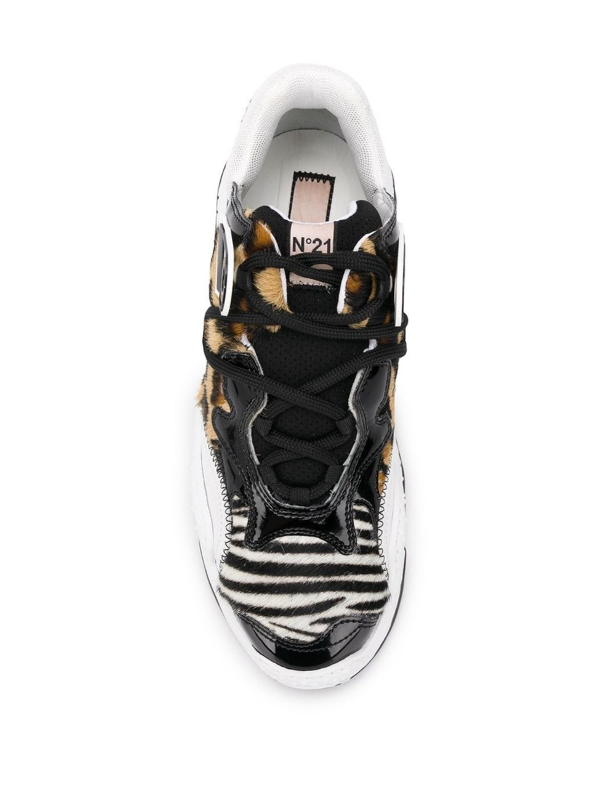 N21 Sneaker Animal Print White