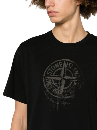 Stone Island T-Shirt Logo Black