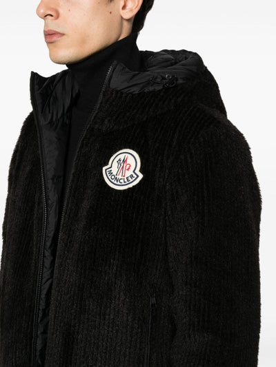 Moncler Jacket Tejat Logo Black