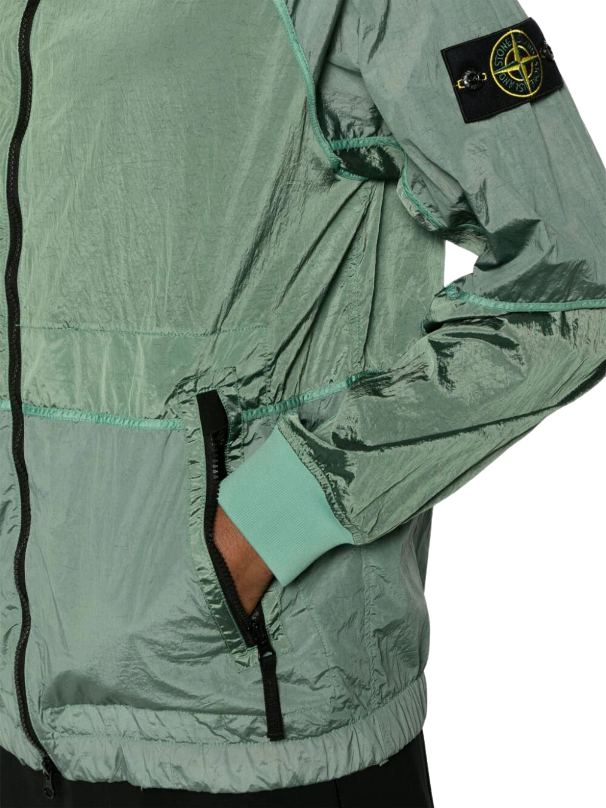 Stone Island Jacket Logo Green