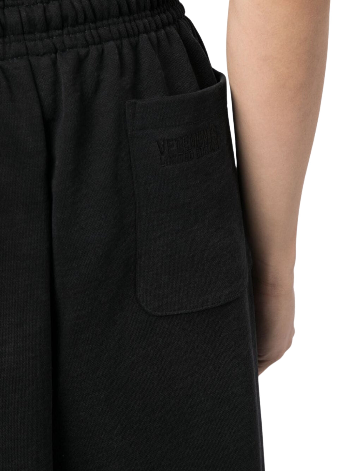 Vetements Track Pants Anarchy Logo Black