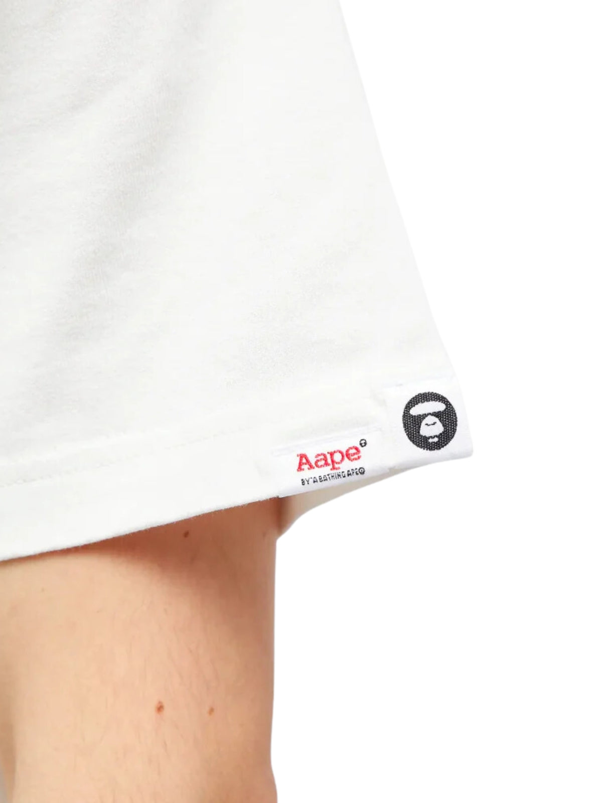 Aape T-Shirt Bold Centre Logo White