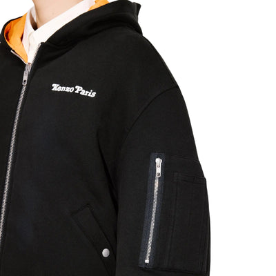 Kenzo Jacket Bomber Logo Black