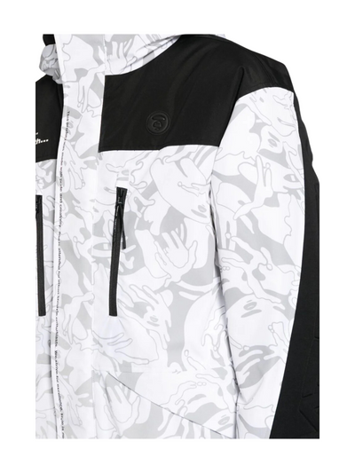 Aape Jacket Allover Print Logo White-Black
