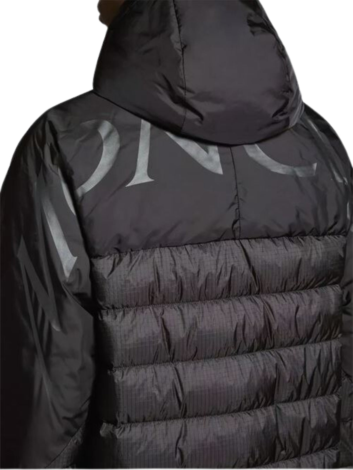 Moncler Jacket Gloas Hooded Logo Black