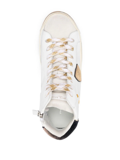 Philippe Model Ladies Sneaker Velour Blanc