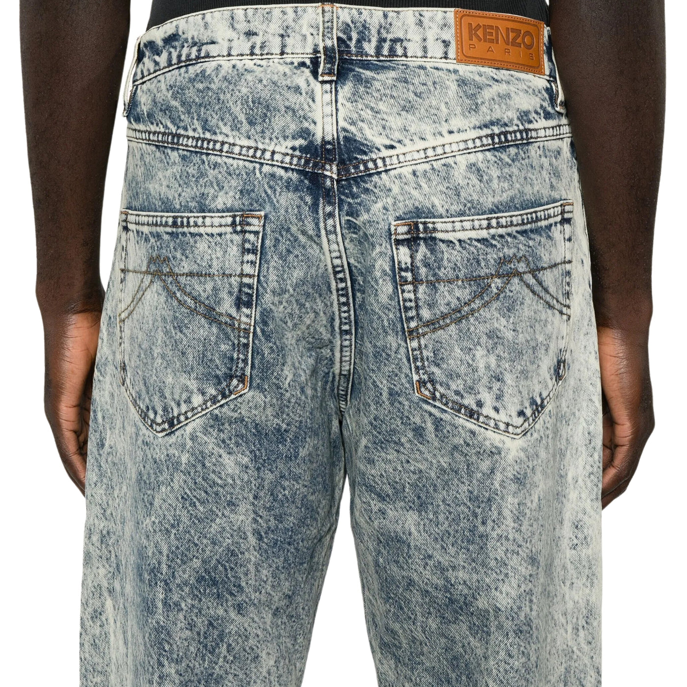 Kenzo Jeans Faded Wash Blue