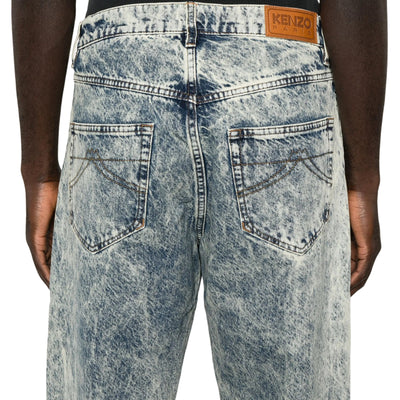 Kenzo Jeans Faded Wash Blue
