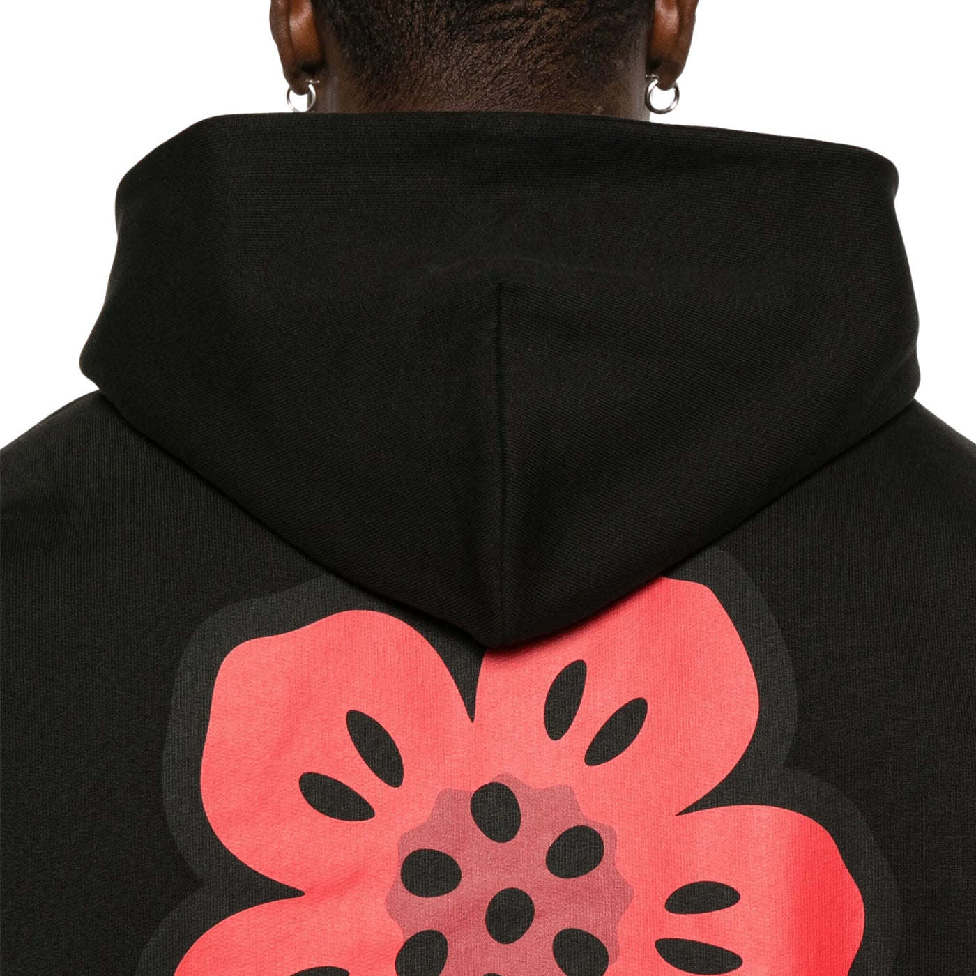 Kenzo Hoodie Flower Black