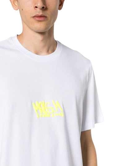 Msgm T-Shirt Logo Cool Grey