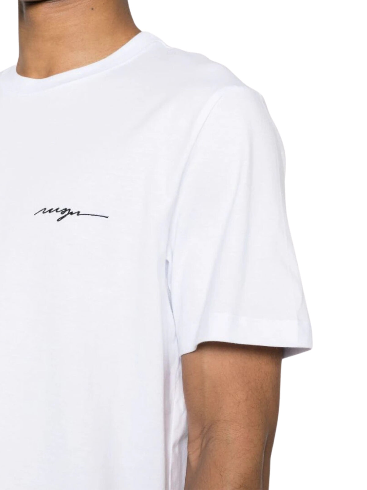 Msgm T-Shirt Logo Off-White